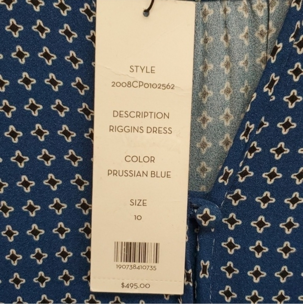 Veronica Beard Riggins Mini Geometric Print Dress - Picture 6 of 9